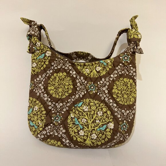 Vera Bradley Shoulder Bag Retired Sittin' in a Tree Pattern Knotted Tote Purse - Picture 3 of 6
